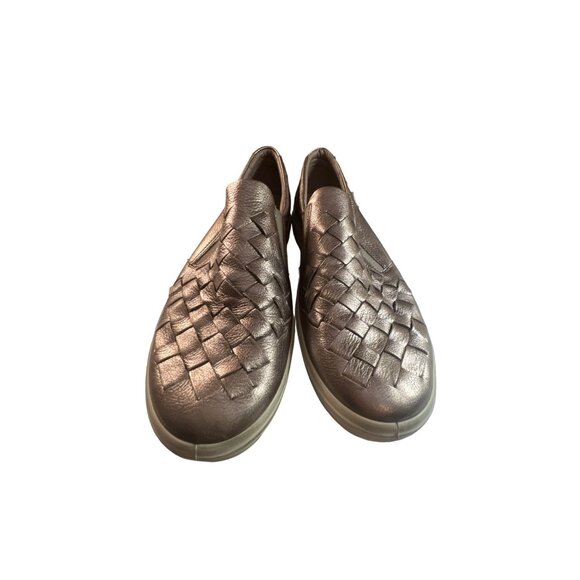 ECCO soft woven slip on metallic shoes Size 11 Women's - Picture 2 of 7